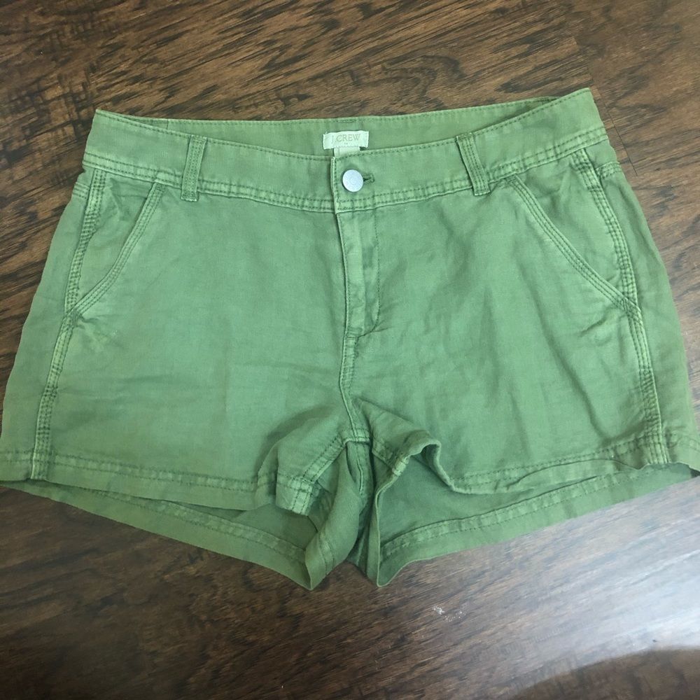 Olive Green J Crew Shorts